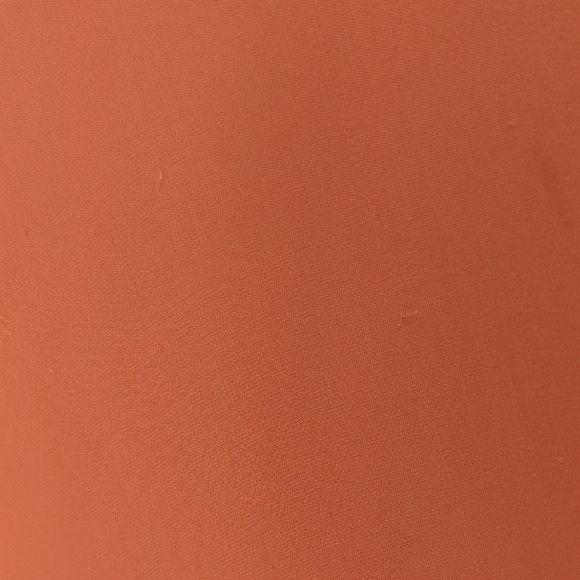 Women's Silk Ruffle Wrapped Maxi Dress Orange Size M/L - Picture 9 of 10